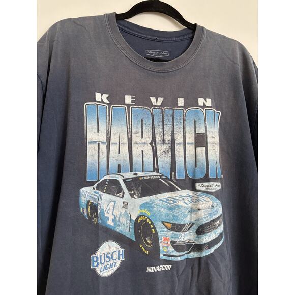 Dark Blue Navy Vintage Nascar Cotton T Shirt XL - Picture 4 of 5